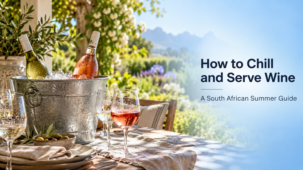How to Chill and Serve Wine in a South African Summer