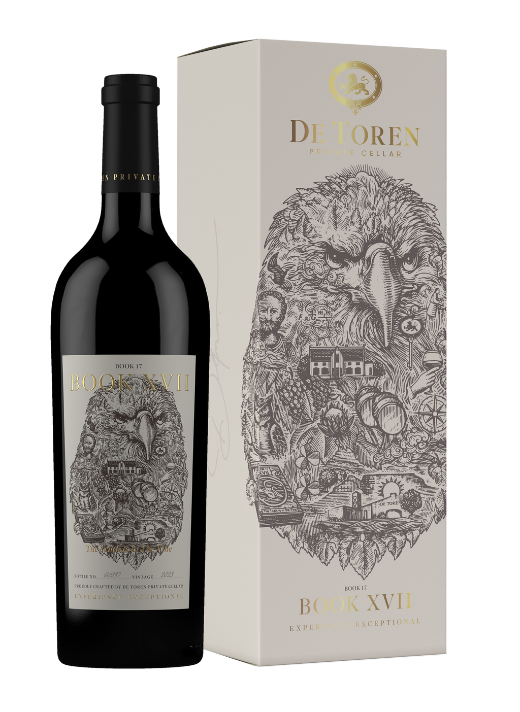De Toren Book XVII bottle with wooden slipcase