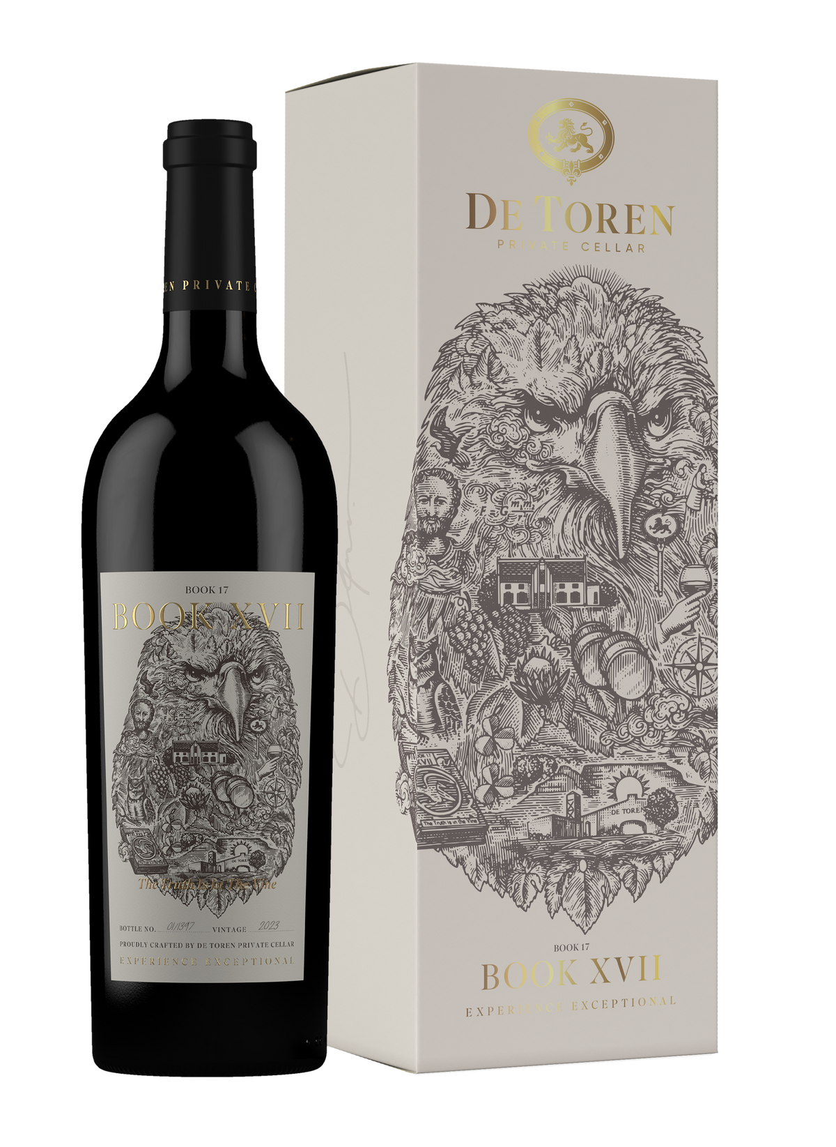 De Toren Book XVII bottle with wooden slipcase