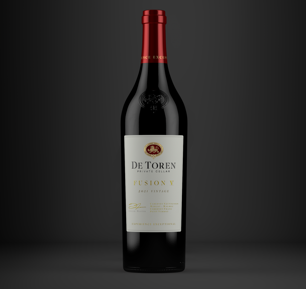 De Toren Fusion V 2021 750ml bottle front view