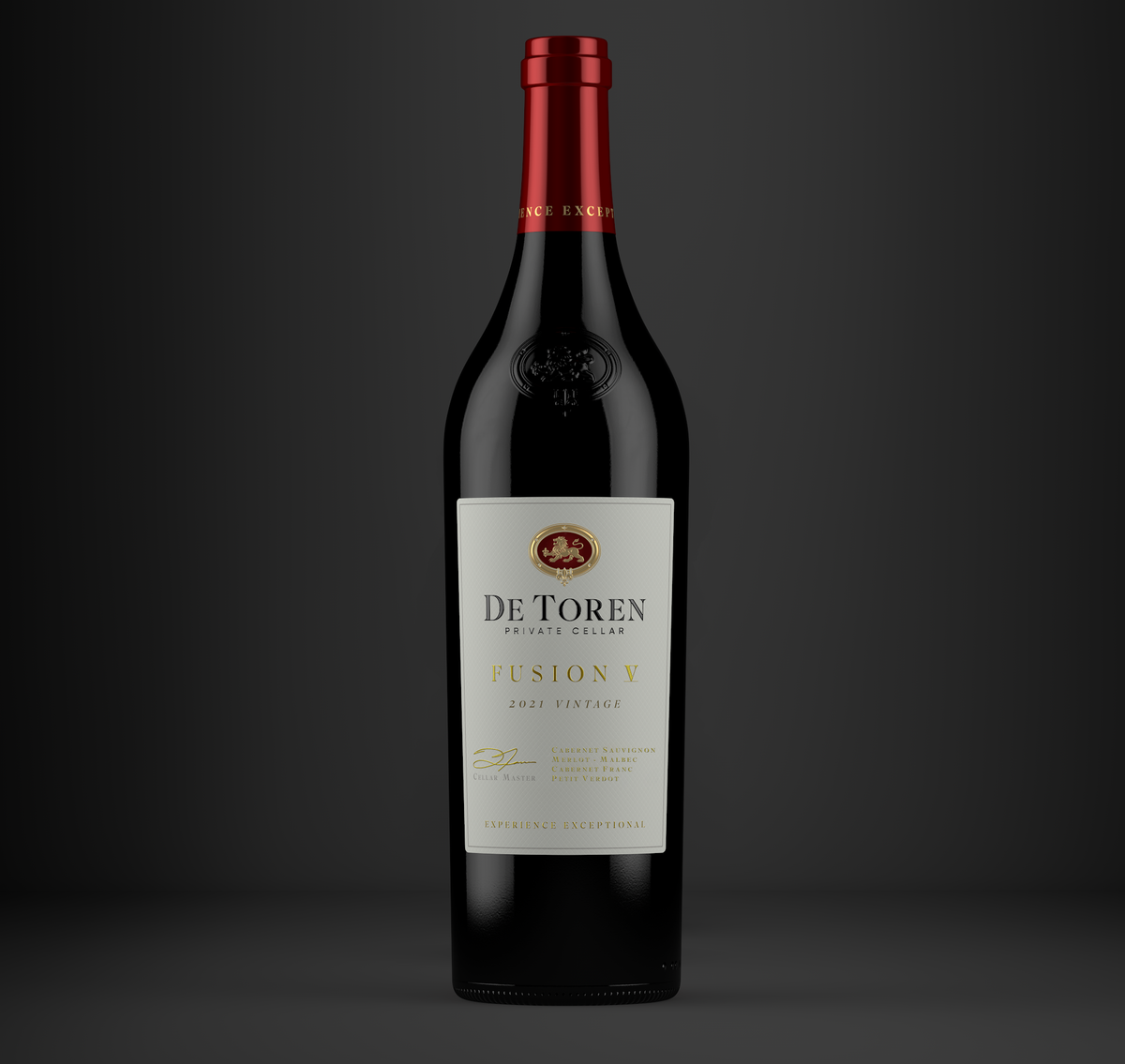 De Toren Fusion V 2021 750ml bottle front view