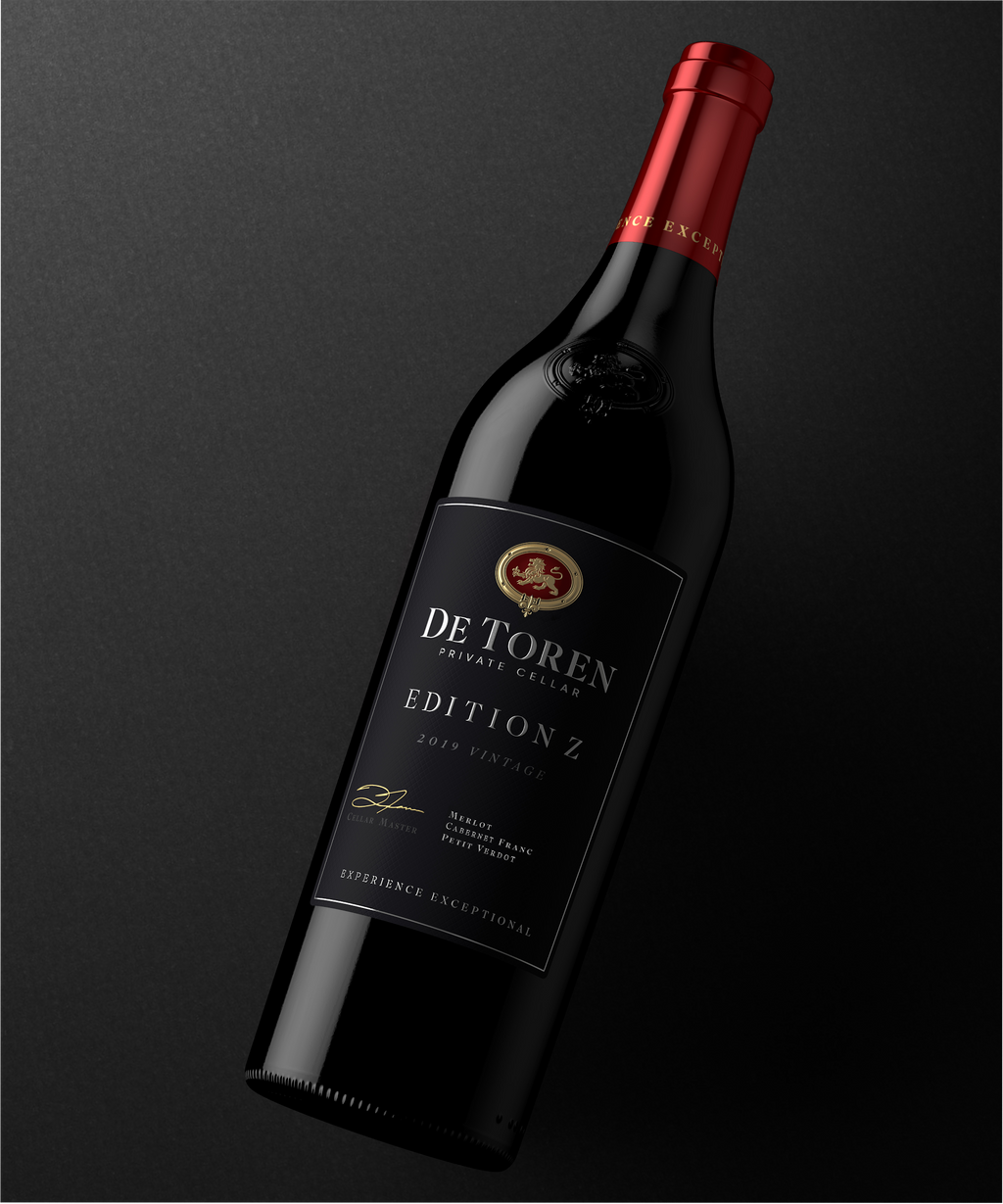 De Toren Edition Z 750ml bottle angled view