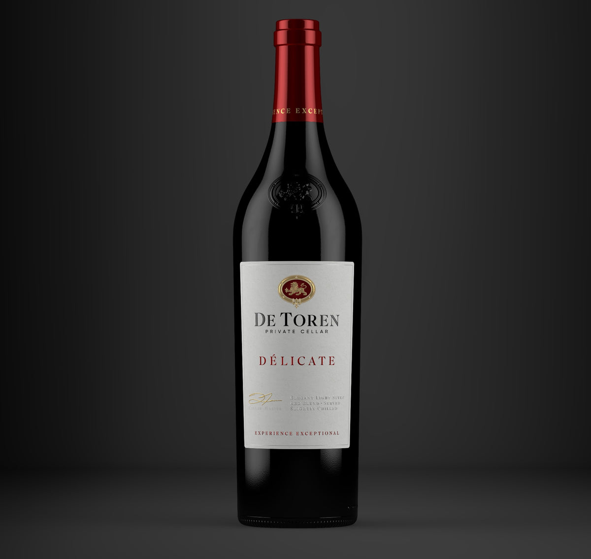 De Toren Délicate 750ml bottle front view