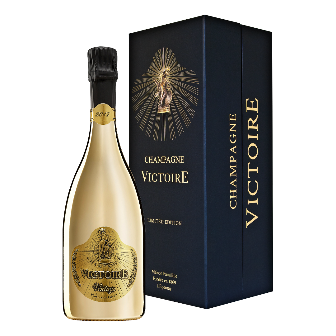 Victoire Gold Vintage 2017 With Gift Box Per Case